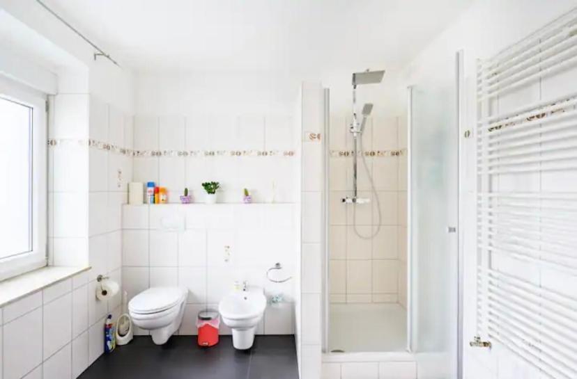 Guenstiges Gruenes Ferienzimmer Mit Separater Moderner Dusche Lörrach Zewnętrze zdjęcie