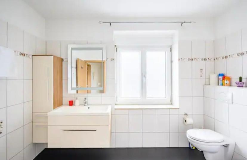 Guenstiges Gruenes Ferienzimmer Mit Separater Moderner Dusche Lörrach Zewnętrze zdjęcie